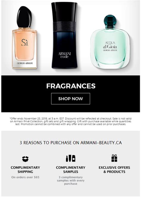 giorgio armani black friday